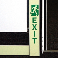 Orientační proužek Flex 1 s nápisem EXIT doprava