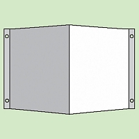 Tabulka úhlová – čtverec (na stěnu), 15 × 15 cm